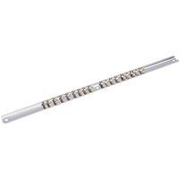 Draper Retaining Bar, 1/4" Sq. Dr., 400mm, 18 Clips