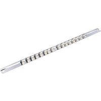 Draper 50579 3/8 Inch Square Drive Socket Retaining Bar with 16 Clips