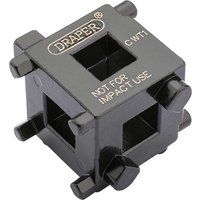 Draper 52334 Rear Caliper Wind Back Cube, 3/8" Square Drive