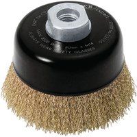 Draper 52636 Expert Crimped Wire Cup Brush, 80mm x M14