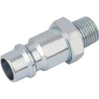 Draper 1x 1/8" BSP Male Nut PZL Euro Coupling Adaptor Professional Tool 54414