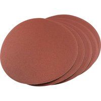 Draper SD8C Five 100 Grit Self-Adhesive Aluminium Oxide for Belt and Disc Sander, Blue, 200 mm