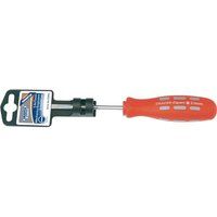 Draper 55494 Expert Plain Slot Parallel Tip Mechanics Screwdriver, 5mm x 75mm