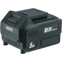 Draper D20B5.0AH 5.0Ah 20V D20 Lithium Ion Battery