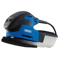 Draper Tri-Base Detail Sander 220W with 3 Sanding Sheets 240V 57681