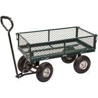 Draper Steel Mesh Gardeners Cart - Green