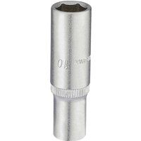 Draper 58730 Elora Deep Socket, 1/4" Square Drive, 10mm