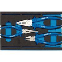 Draper 63262 Heavy Duty Plier 3 Piece Set in 1/4 Drawer Eva Insert Tray