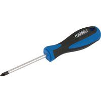 Draper 63485 Engineer/'s Cross Slot No. 1 Tip Screwdriver, Blue, 75 mm Blade length