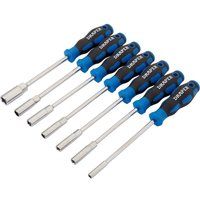DRAPER 7 Pc Hex Nut Driver Spinner Screwdriver Set Sizes 5,6,7,8,9,10,13mm,63510