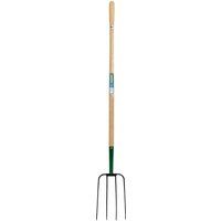 Draper 4 Prong Manure Fork with Wood Shaft