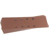 Draper 63630 Ten 60 Grit Aluminium Oxide Sanding Sheets for 63128 Random Orbit Sander 230 x 92 mm , Blue