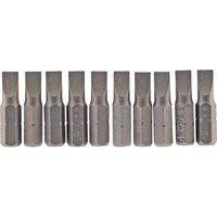 Draper 64028 5.5mm 1/4" hex. plain slot insert bit 25mm long x 10