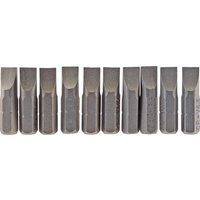 Draper 64034 6.5mm 1/4" hex. plain slot insert bit 25mm long x 10