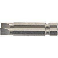 Draper 64103 6.5mm 1/4" hex. plain slot insert bit 50mm long x 2
