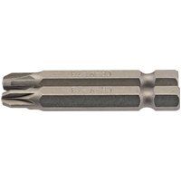 Draper PZ Type Insert Bit, 1/4" Hex, 50mm Long, No.3 (Pack of 2)
