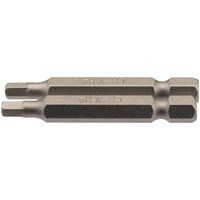 Draper Hex Screwdriver Bit Hex 4mm 50mm Pack of 2