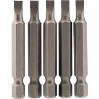 Draper 64270 4.5mm 1/4" hex. plain slot insert bit 50mm long x 5