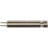 Draper Hexagonal Insert Bit, 1.5mm, 1/4" Hex, 75mm Long (Pack of 2)