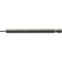 Draper Hexagonal Insert Bit, 2mm, 1/4" Hex, 100mm Long (Pack of 1)