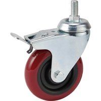 Draper 65521 100 mm-Diameter Polyurethane Castor Bolt Fixing