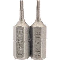 Draper 66338 t6 1/4" hex. tx-Star Insert bit 25mm Long x 2