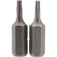 Draper TX-STAR£ Insert Bit, 1/4" Hex, 25mm Long, T8 (Pack of 2)