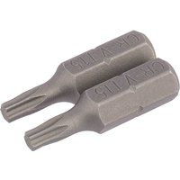 Draper 66429 T15 1/4" Hex Draper TX-Star® Insert Bit 25mm Long (2 Piece)