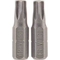 Draper 66435 T30 1/4" Hex Draper TX-Star® Insert Bit 25mm Long (2 Piece)