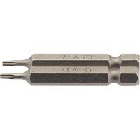 Draper TX-STAR£ Insert Bit, 1/4" Hex, 50mm Long, T7 (Pack of 2)