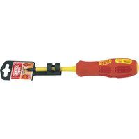 Draper Expert 69222 No. 1 x 80 mm Fully Insulated Slotted Screwdriver, Blue