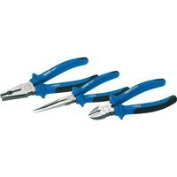 Draper Heavy Duty Soft Grip Pliers Set (3 Piece) 69289