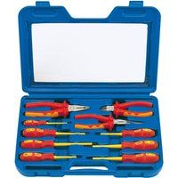 Draper expert 71155 10-Piece Set of VDE Insulated Pliers and Screwdrivers