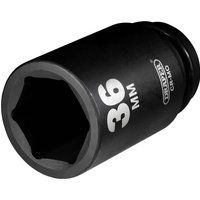 Draper 71940 3/4" Square Drive Hi-Torq 6 Point Deep Impact Socket, 36 mm Size , Blue