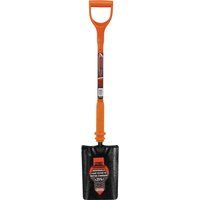 Draper 75173 Expert Trenching Shovel Fully Insulated and Solid Forged, Orange,Black