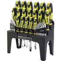 Draper 78619 44 Piece Screwdriver Set Allen/Hex Key & Bit Tool Set - Green