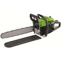 Draper 80103 450mm Petrol Chainsaw (45cc), Green & Black