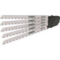 Draper 81728 Expert 5 Piece DT301CD 115mm Jigsaw Blade Set, 230 V, Silver, 115 mm