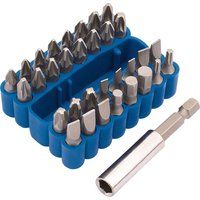 Draper 82386 Screwdriver and Magnetic Bit Holder Set (33 Piece), Silver