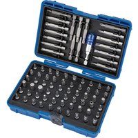 Draper 82396 Screwdriver and Magnetic Bit Holder Set (80 Piece), Silver