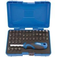 Draper 82399 Security Screwdriver Bit and Driver Set (45 Piece) Black and Silver