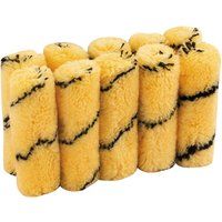 Draper Tiger Stripe Paint Roller Sleeves 100mm Pack of 10