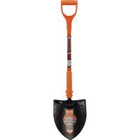 Draper 82639 Expert Round Mouth Shovel Fully Insulated and Solid Forged,Orange,Black,£101.5 x 24.7 x 18 cm; 2.57 Kilograms