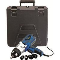 DRAPER 82994 1/2" IMPACT WRENCH KIT (230V) includes Case and Four Sockets