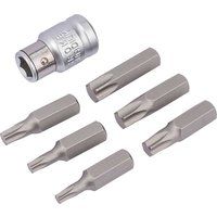 Draper 83561 TX-Star Bit and Holder 7 Pieces Set