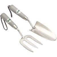 Draper Garden Stainless Steel and Fork and Trowel Set 83773