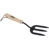 Draper 83990 Carbon Steel Weeding Fork with Hardwood Handle