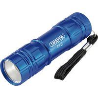 Draper 90103 COB 85 Lumen Led Aluminium Hand Torch Supplied With 3 X AAA Batts:
