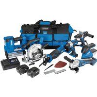 Draper PTK12/D20 20V 1x5Ah 1x3Ah D20 20V 7pc Jumbo Kit