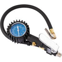 Draper Black Garage Air Line Tyre Pump Inflator Pressure Gauge Compressor Tool